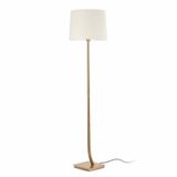 REM BRONZE FLOOR LAMP BEIGE LAMPSHADE