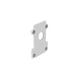 EGO END CAP RECESSED CON FORO WH
