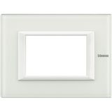 AXOLUTE - COVER PLATE 3P WHITE GLASS
