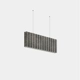 Lineal lighting system Infinite Pro Acoustic 1136mm Suspended Hexa-Cell 30.38W LED neutral-white 4000K CRI 80 DALI-2/PUSH Dark grey felt IP40 1373lm