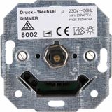Electronic push-change over dimmer (phas