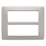 ONE PLATE - IN PAINTED TECHNOPOLYMER - 12 MODULE - SATIN WHITE - CHORUSMART GW16112VL