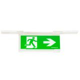 Edge for emergency luminaire Design KB incl. 4 pictos 14m