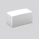 Replacement cover, plastic glass L 241 B 125 H 124 colour: white