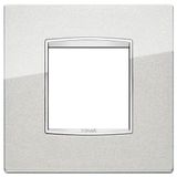 Classic plate 2MBS Bright metallic silve