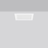 TOLEDO FLAT square, 17 W, 1800 lm, 840, white, on/off Recessed downlig