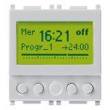 1-channel timer switch 120-230V Silver