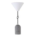 Lampholder E27 concrete Textile black+white PLB012 NCC