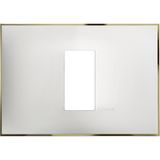 CLASSIA - COVER PLATE 1P CEN. WHITE GOLD