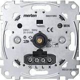 Rotary dimmer insert for capacitive load, 20-315 W