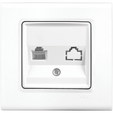 Linnera S White One Gang Data Socket (CAT5)