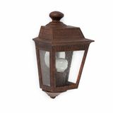 ARGOT 1/2 RUST WALL LAMP 1 X E27 100W