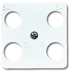 1743-04-214 CoverPlates (partly incl. Insert) carat® Alpine white