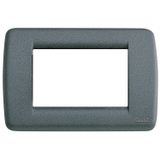 Rondò plate 3M metal slate grey