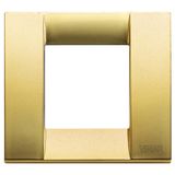 Classica plate 1-2M metal matt gold