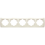 Carmen Accessory Beige Five Gang Frame