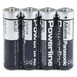 PANASONIC Powerline LR6 AA 4-Shrink