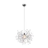 Gloria pendant 52 cm E27 chrome