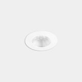 Downlight Play Flat Round Fixed White IP54