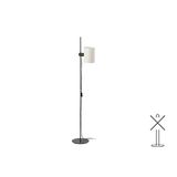 GUADALUPE/LUPE BLACK FLOOR LAMP 1XE27 MAX 20W