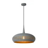 Lucide RAYCO - Pendant light - Ø 45 cm - 1xE27 - Grey