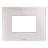 PLACCA ICE - IN GLASS - 3 MODULES - NATURAL BEIGE - CHORUSMART