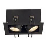 KADUX LED Double DL Set, 3000K, 38ø, matt black