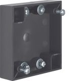 Surface-mounted housing flat surface-mounted, Integro Flow, anthracite