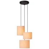 MAYA Pendant light-Black-Ø50-3xE27-40W-Cotton