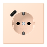 SCHUKO socket with USB charger LC32091 LC1520-18A228