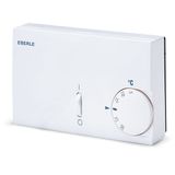 Room controller, 5-30C, AC 230V, 2-stage contact, 10 A, on/off