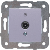 Karre Plus-Arkedia Silver TV Socket Terminated