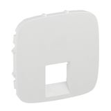 Cover plate Valena Allure - RJ 45/RJ 11 socket - white