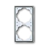 1722-726 Cover Frame 2gang(s) chrome - impuls