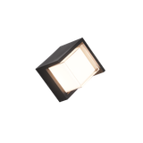 Puno LED wall lamp square matt black