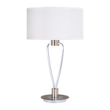 Paris II table lamp E27 brushed steel