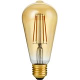 LED E27 Fila Rustika ST64x140 230V 640Lm 8W 922 AC Gold Dim