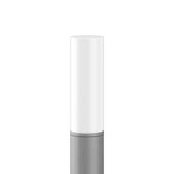 MEGA TUBE, 18 W, 2100 lm, 830, silver, on/off Bollards, D 156 H 1400