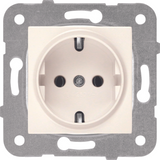 Karre Plus-Arkedia Beige Earthed Socket