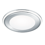 Aura LED recessed spotlight 14,5 cm chrome