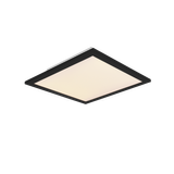 Alpha LED ceiling lamp 30x30 cm matt black