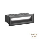 Wall Recessed Light Dark Grey Flik