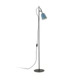 STUDIO FLOOR LAMP BLUE SHADE 1xE14