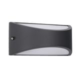 Wall fixture IP54 Kapa LED 8.7W 4000K Urban grey 444lm