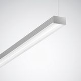 Suspended luminaires Solvan Flow H Diffuser Silver rectangular ETDD 42W 5300lm Emergency light Lambertian (L) IK03 3 SDCM