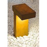 RUSTY PATHLIGHT floor lamp, GX53, max. 9W, rusted iron