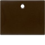 Centre plate for pullcord switch/pullcord push-button, arsys, brown gl