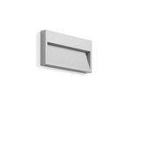 BRICK duo, 10 W, 180 lm, 840, silver, on/off Wall luminaires, L 240 B 