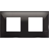 CLASSIA - COVER PLATE 2X2P BLACK