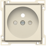 Finishing set for socket outlet with pin earthing and shutters, flush-